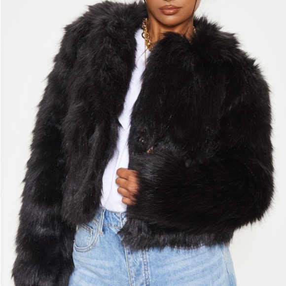 Fabulous Fuzzy Fur Coat - Picture 1 of 1